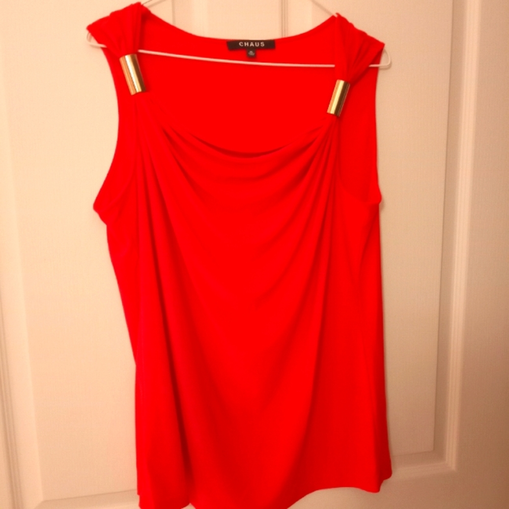 Ladies red blouse